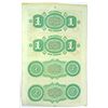 Image 2 : 4 STATE OF SOUTH CAROLINA BABY BONDS, UNCUT SHEET  ( 2 )  $1.00 AND ( 2 ) $2.00