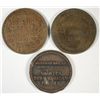 Image 2 : QUINCY, ILL; 1833 TOKEN, 1833 HARD TIMES 3 COINS