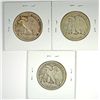 Image 2 : (3) 1917-S REV WALKING LIBERTY HALF DOLLARS "GRADING SET" (AG,GOOD,VG)