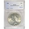 Image 1 : 1935 PEACE DOLLAR SEGS MS62