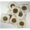 10 DIFFERENT XF+ LINCOLN ONE CENTS (19-P,23-P,24-S,25-S,26-D,27-D,31-D,32-P,32-D