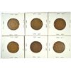 Image 2 : 6 DIFFERENT INDIAN HEAD CENTS (91,02,03,04,06,07)