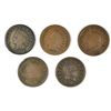 Image 1 : 5 CIVIL WAR TOKENS