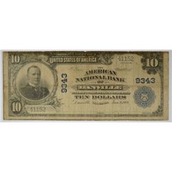 1902 $10 NATIONAL DANVILLE, VA #9343