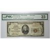 Image 1 : 1929 $20 NATIONAL RHINELANDER, WI PMG 25