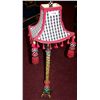 Image 1 : MACKENZIE CHILDS, STYE HAND PAINTED DESIGNER TABLE LAMP