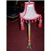Image 2 : MACKENZIE CHILDS, STYE HAND PAINTED DESIGNER TABLE LAMP
