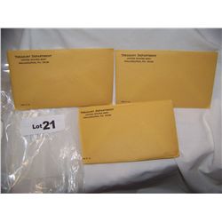 (3X$) 1964 SILVER U.S PROOF SETS, UNOPENED