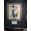 Image 2 : JOAN MIRO, PENCIL SIGNED LITHOGRAPH, CUSTOM FRAMED