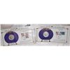 Image 1 : (2X$) U.S SILVER DOLLAR COLLECTION 1890 & 1900 MORGAN SILVER DOLLARS W/ 1ST DAY ISSUE STAMPS