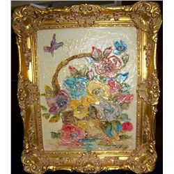 MARGO ORIGINAL OIL ON CANVAS, STILL LIFE PAINTING