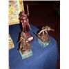 Image 2 : LOT OF (3) ORIGINAL BRONZES BY DENNIS SMITH "THE TORCH" "SNOW PLOW" & "NEW SNOW"