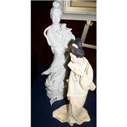 LOT OF TWO ASIAN FIGURINES