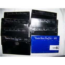 (8X$) U.S MINT PROOF SETS 1972-1979
