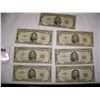 Image 1 : (7X$) $5 UNITED STATES NOTES SERIES 1953, 1963 RED SEAL