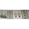 Image 2 : (2X$) CHOICE UNC. UNCUT SHEETS OF U.S $1 &$2 RESERVE NOTES 1995-2001