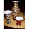 Image 2 : (3) PIECE URN & DECORATIVE VASE LOT