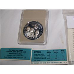 1 OUNCE PURE SILVER 235TH WILLIAM PENN BITHDAY COIN