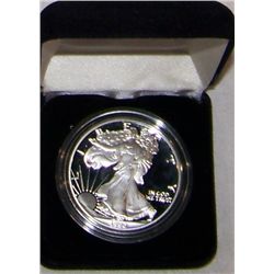 1990 "PROOF" AMERICAN SILVER EAGLE .999 SILVER 1 OUNCE