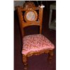 Image 1 : HAND CARVED ELEGANT ANTIQUE STYLE KINGS SIDE CHAIR