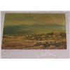Image 4 : JOSE MARIA DE VELASCO, ORIGINAL PAINTING ON POSTCARD, 1908 "TEMASCALCINGO"  3.5T X 5.5W