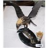 Image 2 : HAND CARVED EAGLE STATUE, MADE FROM COW BONES