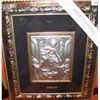 Image 1 : PAOLO SCHIRALDI "AVA MARIA" .925 SILVER LAYERED CUSTOM FRAMED BAS RELIEF, MADE IN ITALY