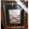 Image 2 : PAOLO SCHIRALDI "AVA MARIA" .925 SILVER LAYERED CUSTOM FRAMED BAS RELIEF, MADE IN ITALY