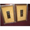 Image 2 : PAIR OF CUSTOM FRAMED ANTIQUE BRONZE RELIEF PLAQUES
