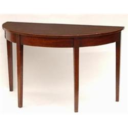 A Pair of George III Mahogany 'D' Ends, from...