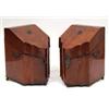 Image 1 : A Pair of George III Mahogany Serpentine Knif...