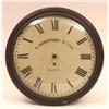 Image 1 : A 19th Century Circular Mahogany Wall Clock,...
