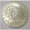 Image 1 : 1929 SILVER INDIAN LIBERTY HEAD 1oz .999 FINE SILVER *MS HIGH GRADE*!!
