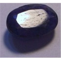 14.50 CARAT *HUGE* OVAL CUT & FACETED BEAUTIFUL BLUE SAPPHIRE *PRECIOUS GEMSTONE*!!