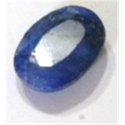 9.65 CARAT BLUE SAPPHIRE OVAL CUT & FACETED BEAUTIFUL PRECIOUS GEMSTONE!! GEMSTONE CAME OUT OF SAFE!