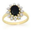 Image 1 : Genuine 2.04 ctw Sapphire & Diamond Ring 10K Yellow Gold