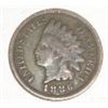Image 1 : 1886 VARIETY 2 INDIAN HEAD PENNY *KEY DATE RED BOOK VALUE IS $18.00+ NICE EARLY VERY GOOD CONDITION*