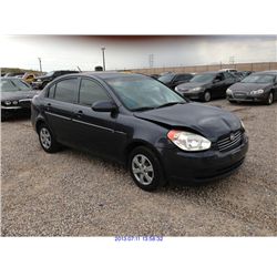 2008 - HYUNDAI ACCENT//RESTORED SALVAGE TITLE
