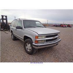 1997 - CHEVROLET TAHOE//RESTORED SALVAGE TITLE