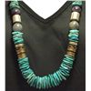 Image 2 : Navajo Turquoise & Multi-Stone Necklace - Tommy Singer