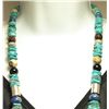Image 3 : Navajo Turquoise & Multi-Stone Necklace - Tommy Singer