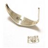 Image 3 : Zuni Opal Inlay Sterling Silver Half-Ring Post Earrings - Debbie Livingston