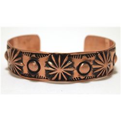Navajo Copper Cuff Bracelet - Nora Bill