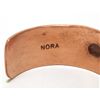 Image 4 : Navajo Copper Cuff Bracelet - Nora Bill
