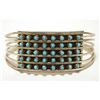 Image 1 : Zuni Turquoise Sterling Silver Cuff Bracelet - Suzie Livingston