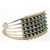 Image 2 : Zuni Turquoise Sterling Silver Cuff Bracelet - Suzie Livingston