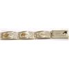 Image 4 : Navajo 12k Gold Fill over Sterling Silver Link Bracelet - Alonzo Mariano