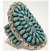 Image 2 : Navajo Turquoise Sterling Silver Cuff Bracelet - Danny Leonard