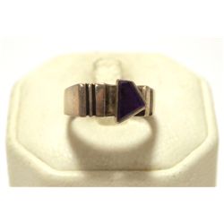 Old Pawn Navajo Sugilite Sterling Silver Men's Ring