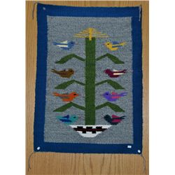 Navajo Multi-Color Birds "Tree of Life" Rug - Betty Sam
